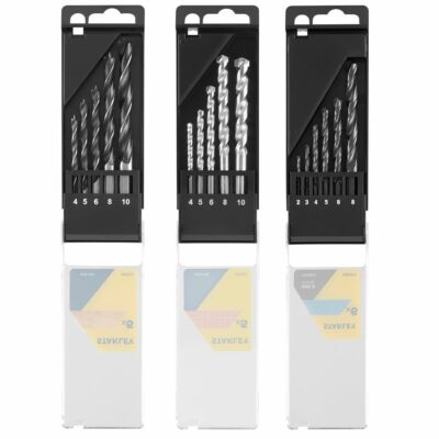 Conjunto de 3 estuches con 16 brocas