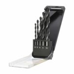 Juego de 5 brocas para madera con punta centradora