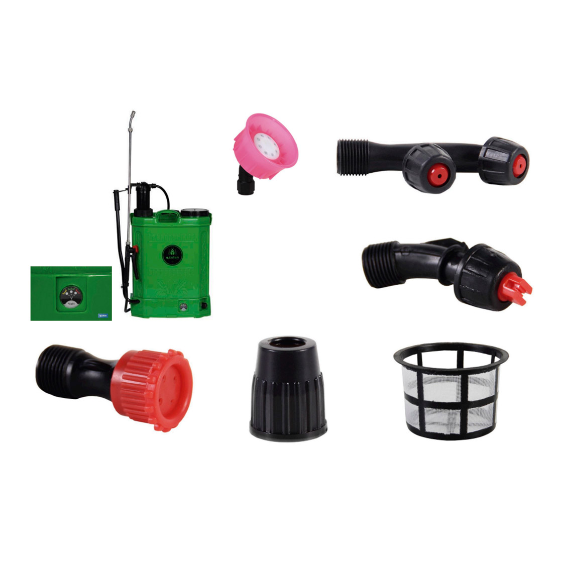 Pulverizador de espalda 16L eléctrico/manual – Batería 12V recargable - Imagen 2