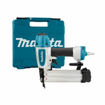 Makita AF506 clavadora neumática 18 Ga para clavos de 15 a 50 mm, ajuste de profundidad y maletín