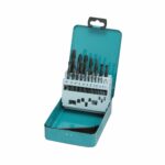Makita D-54081 juego de brocas para metal 1–10 mm HSS-R – Set de 19 piezas