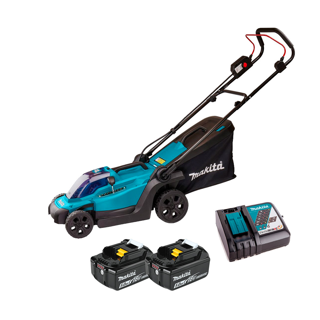 Cortacésped a batería Makita 18V x2 5ah