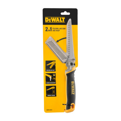 Sierra plegable con raspa Dewalt