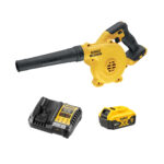 Kit DeWalt DCV100 soplador compacto 18V XR con batería 5,0Ah DCB184 y cargador rápido DCB1104