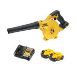 Kit DeWalt DCV100 soplador compacto 18V XR con batería 5,0Ah DCB184 y cargador rápido DCB1104