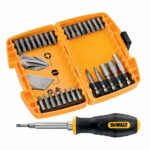 DeWalt DT71506-QZ kit de 30 piezas con puntas de atornillar, atornillador 6 en 1 y estuche compacto