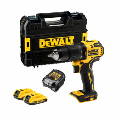 Taladro Dewalt 18v a batería compacto con baterías de 2 amperios hora