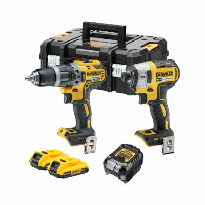 Kit DeWalt DCK266D2T con taladro DCD796 y atornillador DCF887 en maletín TSTAK
