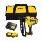 Clavadora DeWALT DCN660P2-QW XR 18V tipo 16GA con 2 baterías 5,0Ah, cargador y maletín