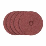 Discos de lija x5 base fibra Stanley