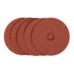 Discos de lija x5 base fibra Stanley