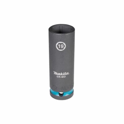 Makita E-16499 llave de vaso de impacto Black 1/2" – 19 mm (larga)