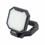Foco LED de trabajo EDM 36107 con cuerpo compacto y asa de transporte