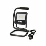 Linterna LED recargable EDM 70411 portátil con base magnética y gancho