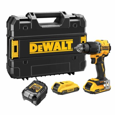 Taladro percutor DeWalt DCD799D2T XR 18V Brushless con dos baterías 2,0Ah, cargador multivoltaje y maletín TSTAK