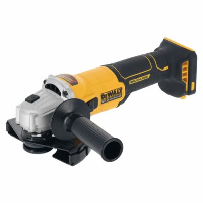 Amoladora angular DeWalt DCG407N XR 18 V Brushless 125 mm, solo cuerpo, con empuñadura y protector de disco