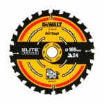 Dewalt DT10624-QZ disco para sierra circular 165 x 20mm, 24 dientes.