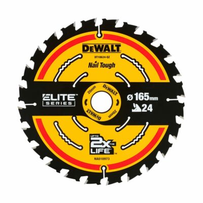 Dewalt DT10624-QZ disco para sierra circular 165 x 20mm, 24 dientes.