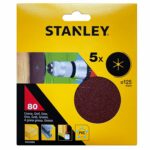 Hojas de lija 125mm Stanley