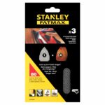 Hojas de lija grano 80 para multilijadoras Stanley