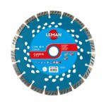 Disco diamante Leman DIA.00077 para hormigón, 230 mm, segmentos turbo, referencia 772304