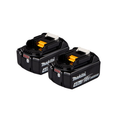Kit Makita con 2 baterías BL1840B 18V 4.0Ah Li-Ion con indicador de carga