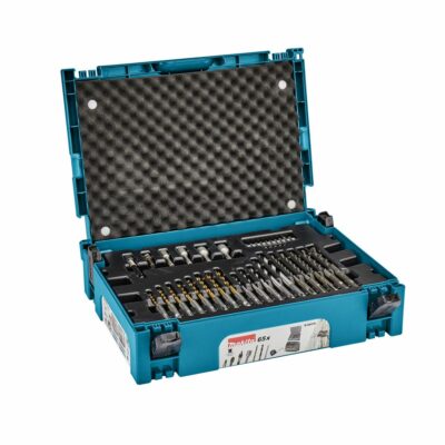 Makita B-69478 Set de Brocas y Puntas – 65 Piezas con Maletín Makpac