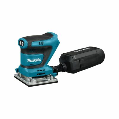 Makita DBO482Z lijadora orbital 18V LXT, freno eléctrico, sistema de recogida de polvo, solo herramienta