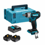 Makita DTW181RTJ llave de impacto 18V LXT 1/2 pulgada, motor sin escobillas, 2 baterías 5,0Ah, cargador rápido, maletín Makpac