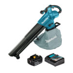 alt="Makita DUB187T001 soplador-aspirador 18V con batería 5,0Ah y cargador, con función de triturado"