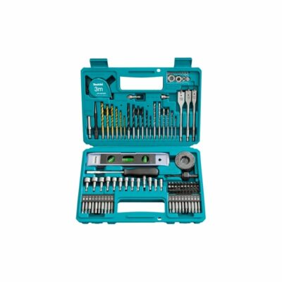 Set Makita E‑10730 con 102 piezas de brocas, puntas y accesorios en estuche