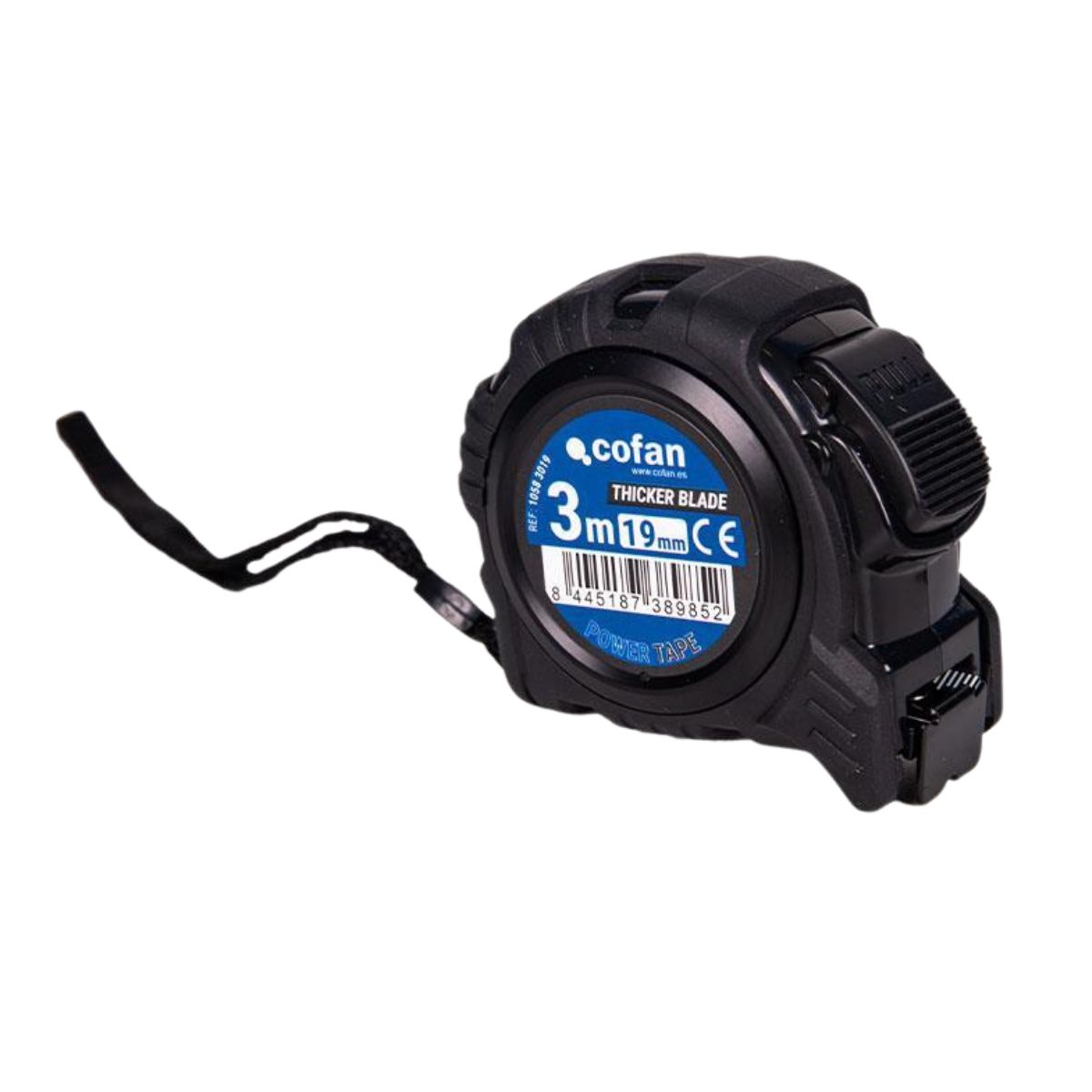 Flexómetro de Hoja Negra con Impresión a Doble Cara – 3m x 16mm