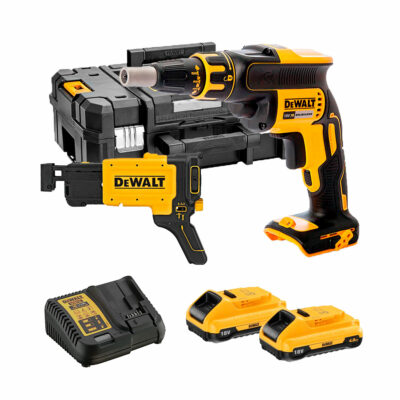 Dewalt DCF620M2K Atornillador para pladur XR 18V con 2 baterías 4Ah y maletín TSTAK