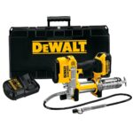 Engrasadora dewalt a bateria a 18v con una bateria de 4ah y cargador en maletin de transporte
