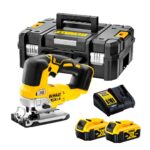 Caladora dewalt 18v dcs334 con dos baterías de 5 ah