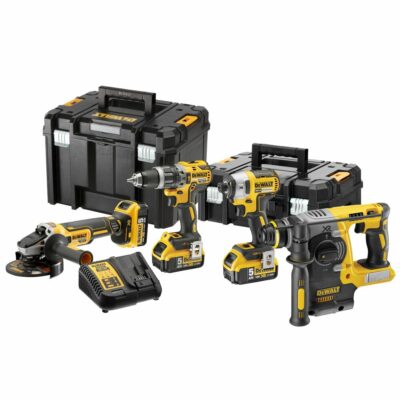 dewalt kit cuatro herramientas electricas a batería