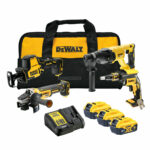 Kit de herramientas a batería Dewalt especial para montadore de placa yeso Pladur
