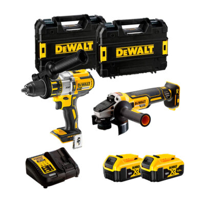 Kit herramientas a batería Dewalt taladro con radial