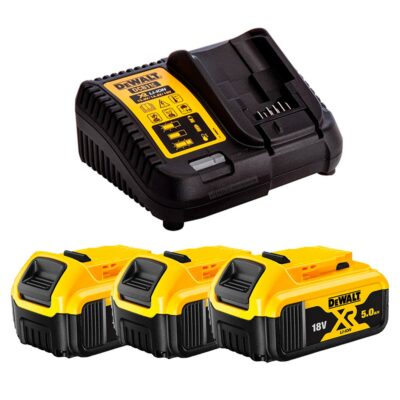 Dewalt baterias 18V pack 5 ah con caegadr
