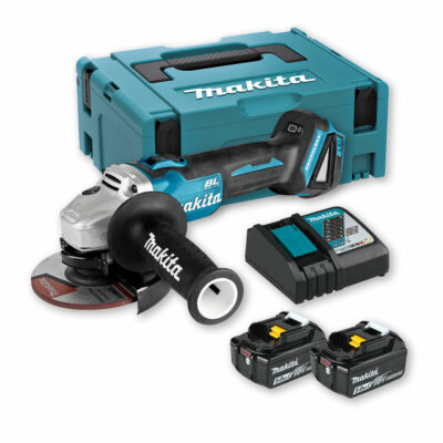 Radial makita a bateria 18v kit con dos baterias y cargador rápido