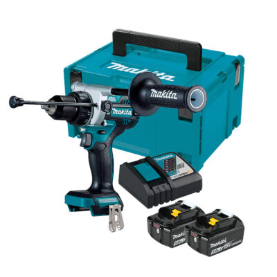 dhp486 taladro makita con baterías 5ah