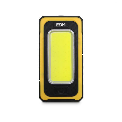 Linterna LED solar recargable con gancho e imán