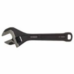 Llave ajustable DeWalt DWHT80268‑0 de 10 pulgadas con mandíbulas de precisión y cuerpo de acero forjado