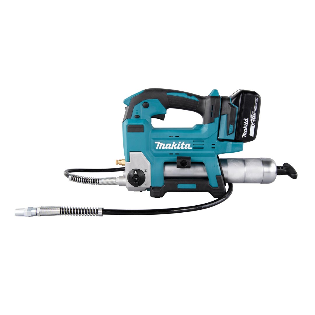 Engrasadora Makita DGP180RT 18V LXT con Batería 5.0Ah, Cargador Rápido y Maletín - Imagen 2