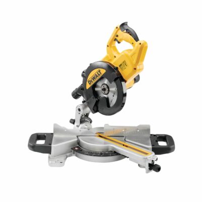 Sierra ingletadora DeWalt DWS773-QS 1300W con disco de 216 mm, guía de corte y accesorios incluidos