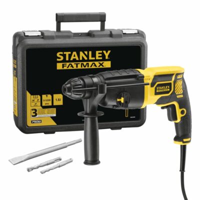 Mezcladora eléctrica Stanley KFFMED500K-QS 1.200W con maletín y varilla mezcladora M14