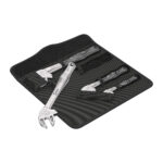Juego de llaves autoajustables Wera 6004 Joker 4 Set 1 con estuche compacto, incluye cuatro tamaños para diferentes medidas de tuercas y tornillos.
